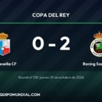 Racing Santander: crónica del 0-2 con doblete de Villalibre