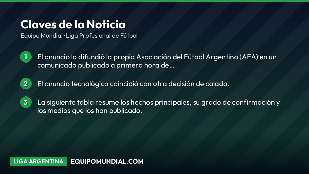VAR semiautomático análisis